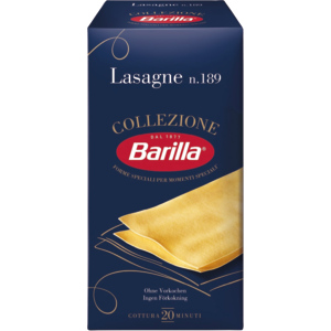 Barilla Collezione Lasagne, n° 189, gelb, 15 x 500 g Barilla Collezione Lasagne, n° 189, gelb, 15 x 500 g