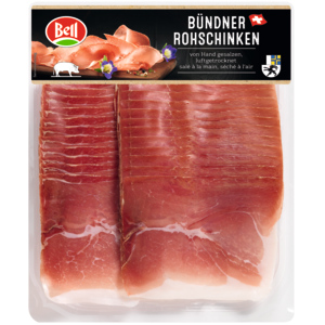 Bell Bündner Rohschinken, geschnitten, ca. 400 g Bell Bündner Rohschinken, geschnitten, ca. 400 g