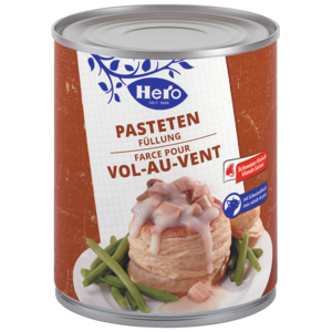 Hero Pastetenfüllung, 6 x 840 g Hero Pastetenfüllung, 6 x 840 g