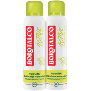 Borotalco Deo Active Citrus & Lime Fresh Spray, 150 ml Borotalco Deo Active Citrus & Lime Fresh Spray, 150 ml