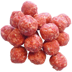 Rind/Lamm-Fleischkugeln roh, tiefgekühlt, 100 x 30 g