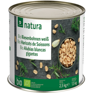 Natura Bio weisse Bohnen, 2,5 kg Natura Bio weisse Bohnen, 2,5 kg