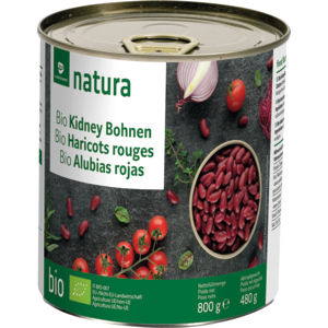 Natura Bio Kidney Bohnen, 800 g Natura Bio Kidney Bohnen, 800 g