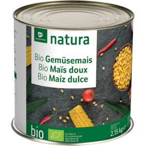 Natura Bio Sweet Corn, 6 x 2,15 kg Natura Bio Sweet Corn, 6 x 2,15 kg