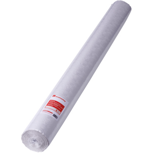 Economy Damast Tischtuchrolle, 50 x 1 m, weiss