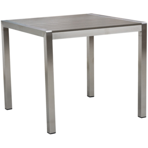 Roma Tisch 90x90cm, aus Stahl und Polywood