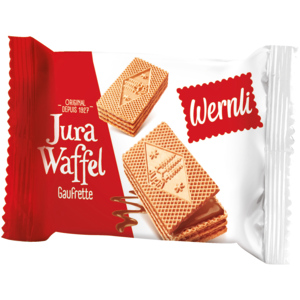 Wernli Jura Waffel portioniert, 16 x 37 g Wernli Jura Waffel portioniert, 16 x 37 g