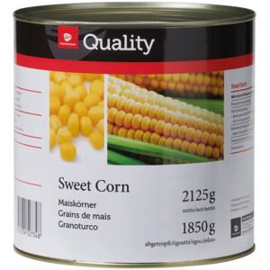 Quality Sweet Corn, 2,125 kg