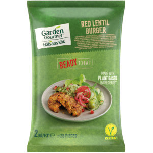 Garden Gourmet Linsenburger, tiefgekühlt, 75 x 80 g Garden Gourmet Linsenburger, tiefgekühlt, 75 x 80 g