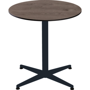Timber HPL Tisch ⌀ 70 cm schwarz