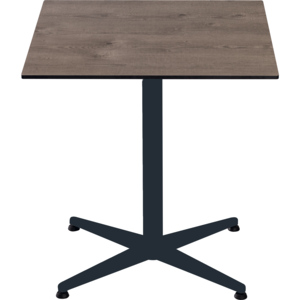 Timber HPL Tisch 70 x 70 cm schwarz Timber HPL Tisch 70 x 70 cm schwarz