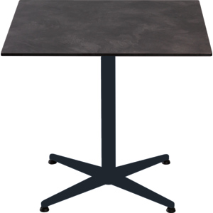 Dark Slate HPL Tisch 80 x 80 cm schwarz Dark Slate HPL Tisch 80 x 80 cm schwarz