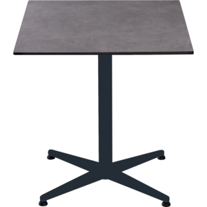 Industrial HPL Tisch 70 x 70 cm schwarz