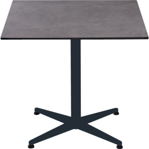 Industrial HPL Tisch 80 x 80 cm schwarz Industrial HPL Tisch 80 x 80 cm schwarz
