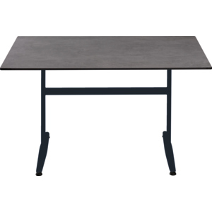Industrial HPL Tisch 120 x 80 cm schwarz
