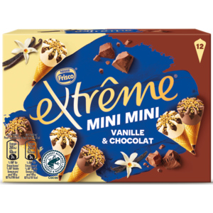 Frisco Extrême Mini Mini Vanille / Choco, 12 Stück Frisco Extrême Mini Mini Vanille / Choco, 12 Stück