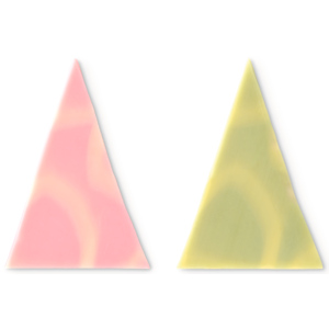 Dobla Diablo Triangle, Green & Pink, 290 Stück