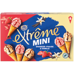 Frisco Extrême Mini Erbeer Vanille, 8 x 60 ml Frisco Extrême Mini Erbeer Vanille, 8 x 60 ml