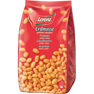 Lorenz Erdnüsse geröstet gesalzen, 1 kg Lorenz Erdnüsse geröstet gesalzen, 1 kg