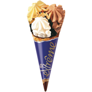 Frisco Extrême Cornets Banane, 16 x 145 ml Frisco Extrême Cornets Banane, 16 x 145 ml
