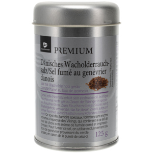 Premium Dänisches Wacholderrauchsalz, 125 g Premium Dänisches Wacholderrauchsalz, 125 g