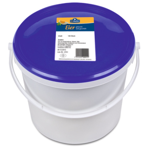 Eier Import, Bodenhaltung, gekocht geschält, 140 x 45 g