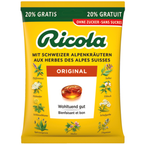Ricola Original, 125 g +20% Ricola Original, 125 g +20%