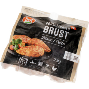 Bell Poulet Brust, tiefgekühlt, 110-130 g, 2 kg