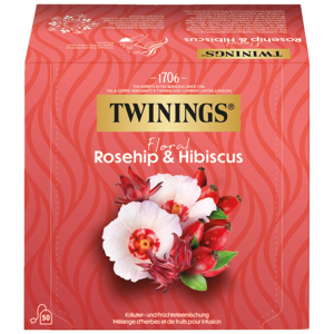 Twinings Hagebutten & Hibiskus, 50 x 2,5g Twinings Hagebutten & Hibiskus, 50 x 2,5g