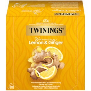 Twinings Lemon-Ginger, 50 x 1,5g Twinings Lemon-Ginger, 50 x 1,5g