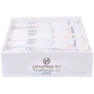 Hygostar Zahnpflegeset, Zahnbürste und Gel, 50 Stück Hygostar Zahnpflegeset, Zahnbürste und Gel, 50 Stück