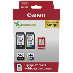 Canon PGCL545/6, Photo Value, schwarz/color