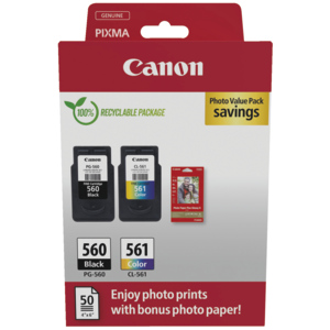 Canon PGCL560/1, Photo Value, schwarz/color Canon PGCL560/1, Photo Value, schwarz/color