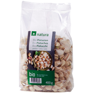 Natura Bio Pistazien, geröstet, gesalzen, 400 g