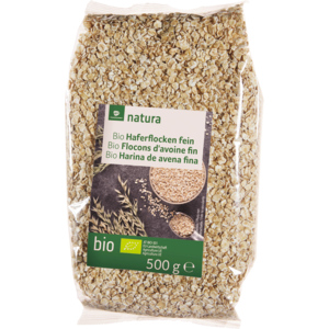 Natura Bio Flocons d'avoine fins, 500 g
