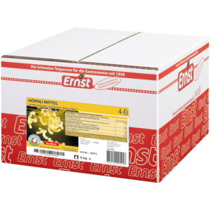 Ernst Hörnli mittel, 4-Ei kochfest, 5 kg Ernst Hörnli mittel, 4-Ei kochfest, 5 kg