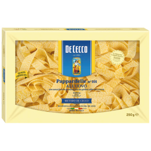 De Cecco Pappardelle n°101, mit Ei, 250 g De Cecco Pappardelle n°101, mit Ei, 250 g