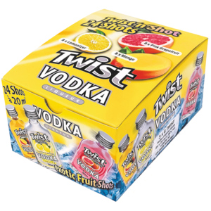 Twist Mix Exotic Lemonizer, Mango und Pink Grapefruit 16% Vol., 2 cl Twist Mix Exotic Lemonizer, Mango und Pink Grapefruit 16% Vol., 2 cl