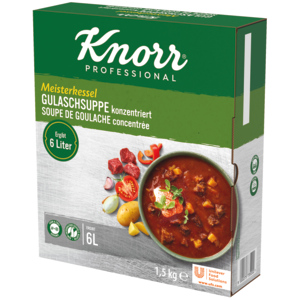 Knorr Professional, Gulaschsuppe konzentriert, 2 x 1,5 kg Knorr Professional, Gulaschsuppe konzentriert, 2 x 1,5 kg