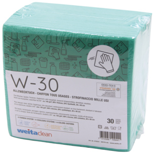 W-30 Allzwecktuch, grün, 38 x 40 cm, 30 St
