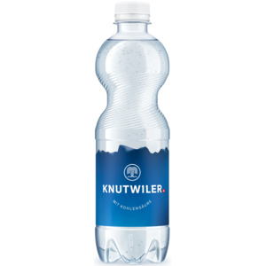 Knutwiler Blau Mineral mit Kohlensäure, Pack zu 24 x 50 cl
