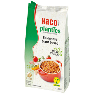 Haco Plantics Bolognese vegan, 870 g Haco Plantics Bolognese vegan, 870 g