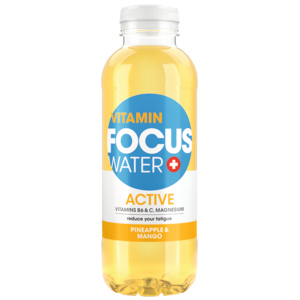 Focuswater Active Mango & Ananas, 50 cl