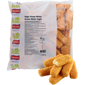 Hilcona It’s Vegic Ocean Sticks, vegan, tiefgekühlt, 2 x 1,5 kg Hilcona It’s Vegic Ocean Sticks, vegan, tiefgekühlt, 2 x 1,5 kg