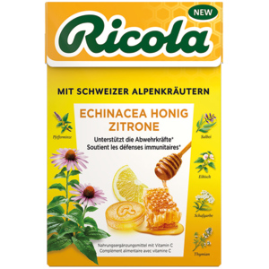 Ricola Echinacea Honig Zitrone, 20 x 50 g Ricola Echinacea Honig Zitrone, 20 x 50 g
