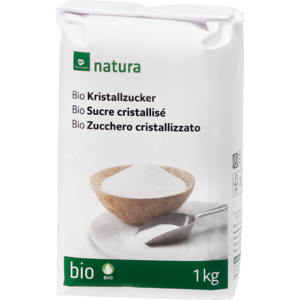 Natura Bio Kristallzucker, 1 kg Natura Bio Kristallzucker, 1 kg