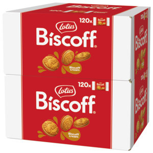 Lotus Sandwich Cream, 2 x 120 Stück, 2,4 kg