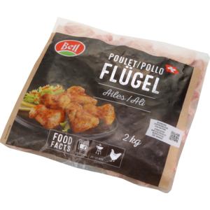 Bell Poulet Flügeli, tiefgekühlt, 45 g +, 2 kg Bell Poulet Flügeli, tiefgekühlt, 45 g +, 2 kg