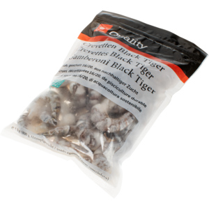 Quality ASC Crevetten Black Tiger, geschält, entdarmt, 16/20, tiefgekühlt, 1 kg