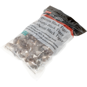 Quality ASC Crevetten Black Tiger, geschält, entdarmt, 26/30, tiefgekühlt, 1 kg Quality ASC Crevetten Black Tiger, geschält, entdarmt, 26/30, tiefgekühlt, 1 kg